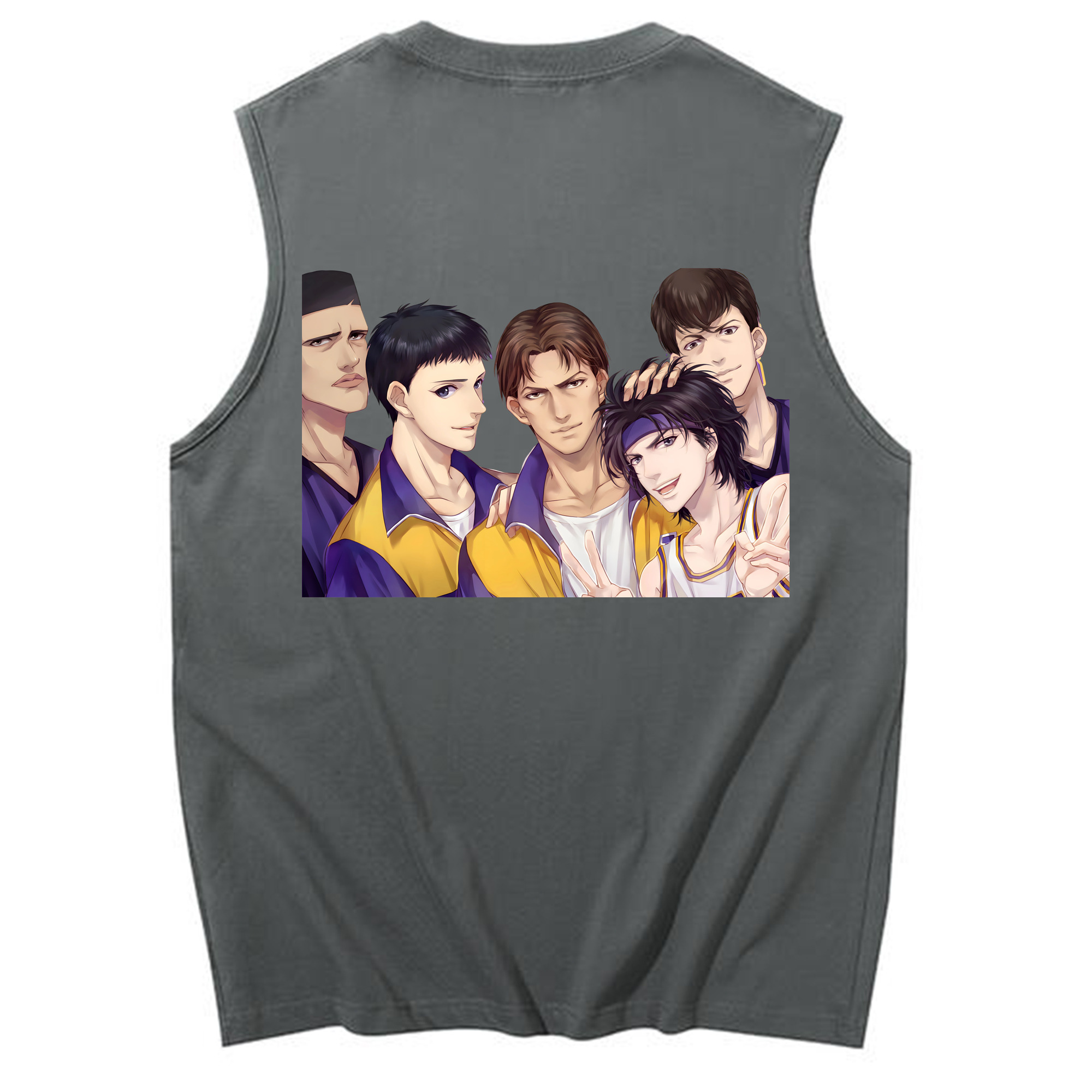 （画像用） SLAM DUNK／スラムダンク コットン100％タンクトップ（背面プリント）